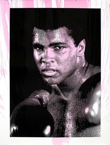 Magnificent Ali (Pink) by Mr Brainwash