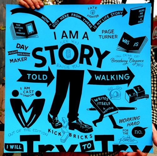 Story Told Walking (Hand-Finished) by Steve Powers