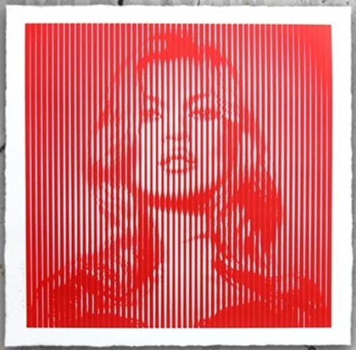 Fame Moss (Red On Red) by Mr Brainwash