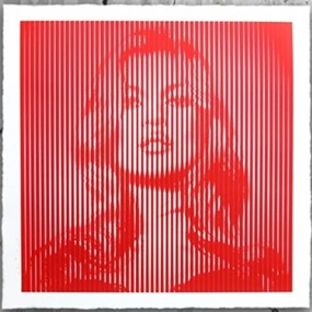 Fame Moss (Red On Red) by Mr Brainwash