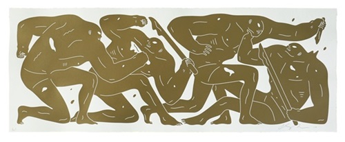 The Return (Gold) by Cleon Peterson