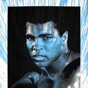 Magnificent Ali (Blue) by Mr Brainwash