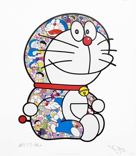 Doraemon Sitting Up (Yoo-Hoo, Nobita) by Takashi Murakami