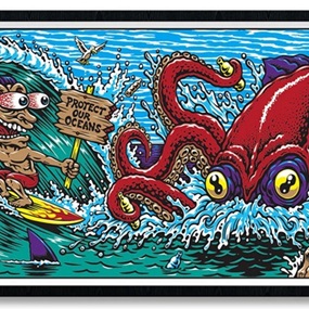 Protect Our Oceans Print by Jimbo Phillips