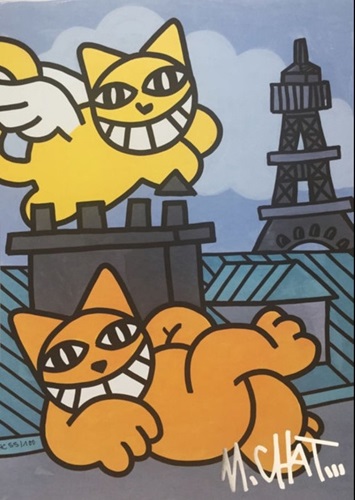 Chats Volants à Paris (First Edition) by M. Chat