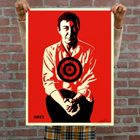 Jasper Johns (Red) by Shepard Fairey