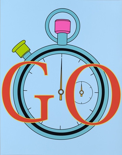 GO  by Michael Craig-Martin