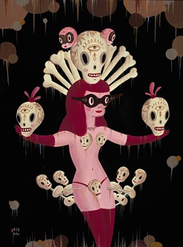 Skeleton Girl  by Gary Baseman