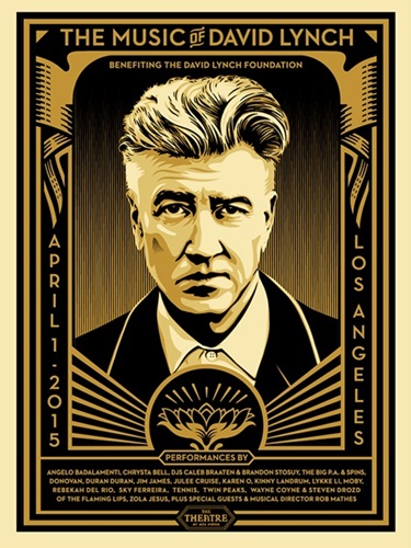 The Music Of David Lynch  by Shepard Fairey