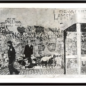 The Man Who Goes Through Walls (HPM) by Shepard Fairey | Blek Le Rat
