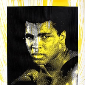 Magnificent Ali (Yellow) by Mr Brainwash