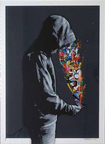 Connection (Dark Grey Acrylic) by Martin Whatson