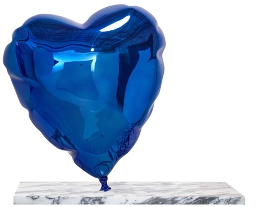 Balloon Heart (Blue) by Mr Brainwash
