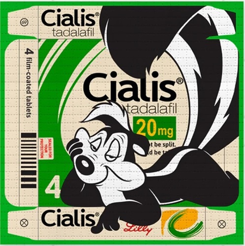 Cialis Le Pew (Timed Blotter Edition) by Ben Frost
