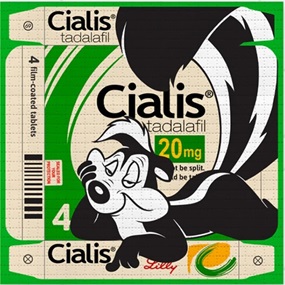 Cialis Le Pew (Timed Blotter Edition) by Ben Frost