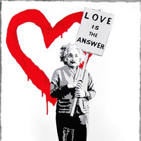 ♥=mc2 (Red) by Mr Brainwash