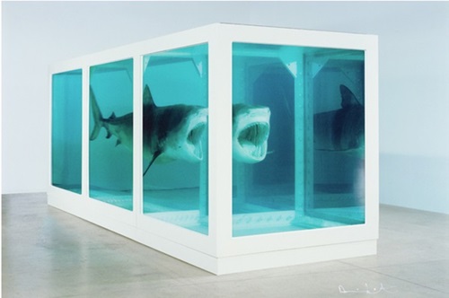 The Physical Impossibility of Death in the Mind of Someone Living (Lenticular) by Damien Hirst