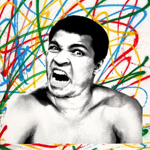 Legendary Ali  by Mr Brainwash