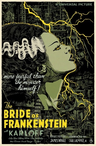 The Bride Of Frankenstein (Variant) by Francesco Francavilla