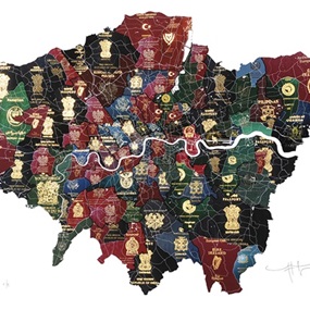 London Passport Map by Yanko Tihov