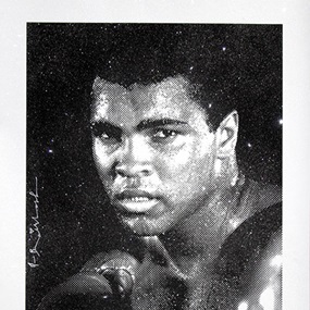 Magnificent Ali (White Diamond Dust) by Mr Brainwash