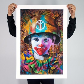 Camo Peace Clown (Oversized Edition) by Ron English