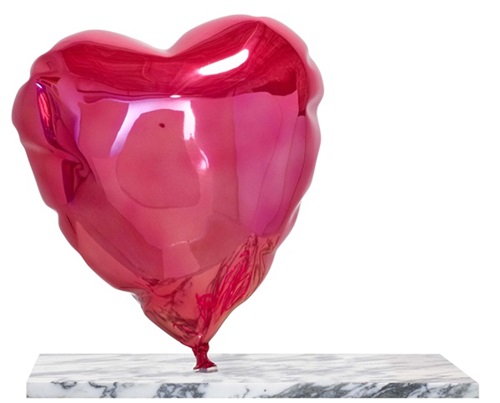 Balloon Heart (Pink) by Mr Brainwash
