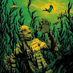 The Creature From The Black Lagoon by Johnny Dombrowski