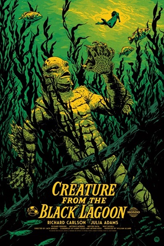 The Creature From The Black Lagoon  by Johnny Dombrowski