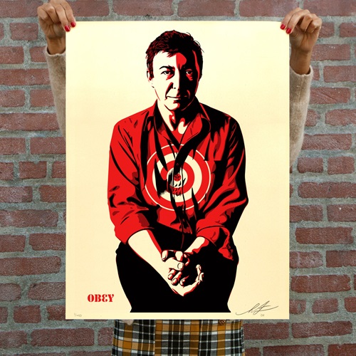 Jasper Johns (Cream) by Shepard Fairey