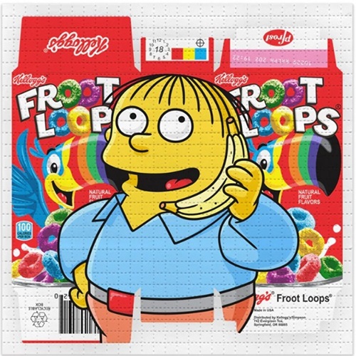 Froot Loops Ralph (Blotter Edition) by Ben Frost