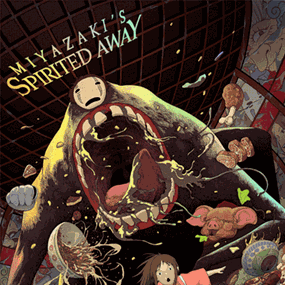 Kaonashi (Rainbow Foil Variant) by Ian Permana