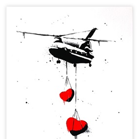 Chinook Hearts (Red) by Martin Whatson