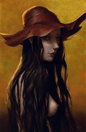 Untitled (Girl In Sun Hat)  by Esao Andrews