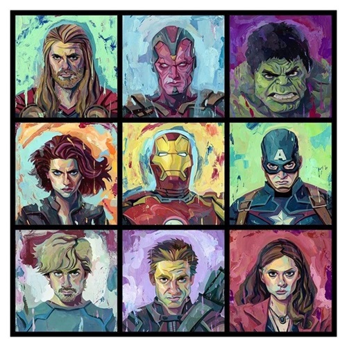 Avengers  by Rich Pellegrino