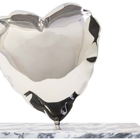 Balloon Heart (Silver) by Mr Brainwash