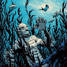 The Creature From The Black Lagoon (Variant) by Johnny Dombrowski