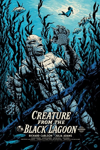 The Creature From The Black Lagoon (Variant) by Johnny Dombrowski